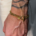 Cuban Bracelet - Gold / 18cm Not Grey